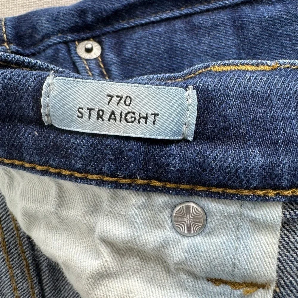 J. Crew‎ 770 Straight Kurabo Japanese fabric jeans